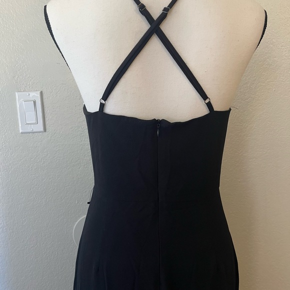 Lulus Black Midi Dress - Picture 7 of 8